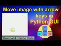 How to move image by arrow keys in tkinter GUI in Python ?