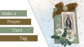 Make a Prayer Card Tag by Terri Kolte!