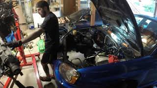 Subaru engine pull time lapse