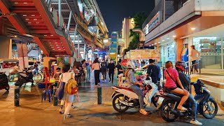 4K 🇹🇭 Walking Vibrant Bangkok City | Ratchathewi BTS Station | Thailand 2023