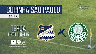ÁGUA SANTA x PALMEIRAS – Narração AO VIVO | Copa São Paulo Futebol Júnior - 2ª Fase