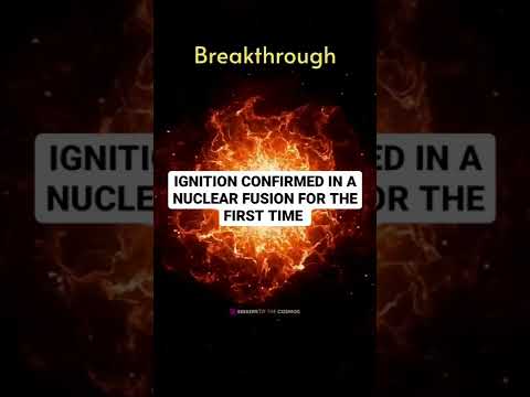 Major breakthrough in nuclear fusion!