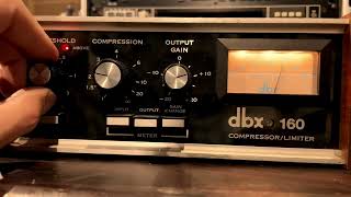 dbx 160VU Vintage compressor