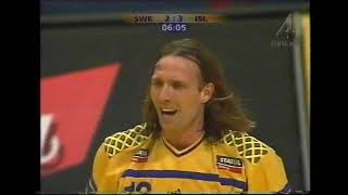 Handbolls EM 2002 Semifinal Sverige - Island