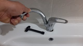 Sallanan gevşek bir lavabo bataryası nasıl sıkılır💯 Kaya gibi sağlam oldu