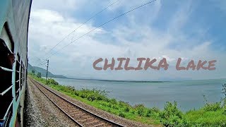 Chilika Lake Odisha | On the move Train view | 12868 DN PDY-HWH Aurobindo Express(sandhikshandas)