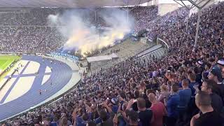 Hertha BSC gegen HSV Live im Olympiastadion!! Was eine Atmosphäre!