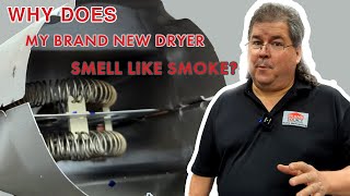 My New Dryer Smells like Smoke | Issues and Fixes