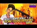 Shotgun Only Challenge 1 v 1 TDM!😱 | 5 Royal Pass Giveaway!🤩(Most Funniest Challenge)😂 | PubgM