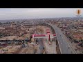 multan metro bus hd aerial views