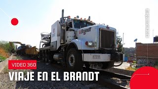 #TrenMorelia VIAJE en el BRANDT KCSM a través de MORELIA (Peterbilt truck) Video 360