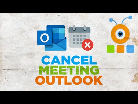 Cancel a meeting in Outlook