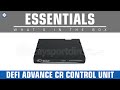 Defi Advance CR Control Unit- Whats in the Box?