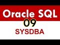 Oracle SQL - Connecting as a SYSDBA - Lesson 09