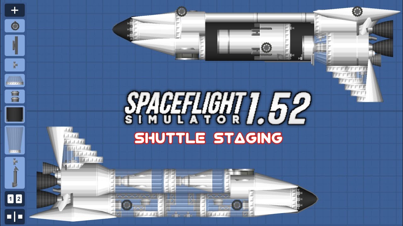 Spaces 52. Шаттл в СФС. Space Shuttle симулятор. Spaceflight шаттл сборка. Шаттл в SFS.