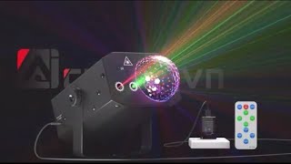 Party Lights Dj Disco Ball Light, LED Stage Strobe Lights Sound Activated with Remote Control