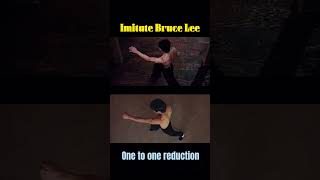 The closest imitator of Bruce Lee, one to one to restore the action. #brucelee #kungfu