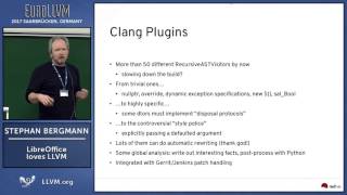 2017 EuroLLVM Developers’ Meeting: S. Bergmann “LibreOffice loves LLVM”