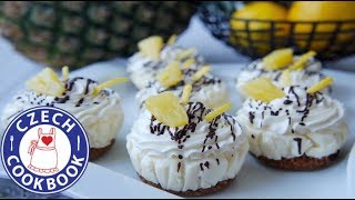 Non-Bake Pineapple Cakes - Nepečené ananasové dortíky