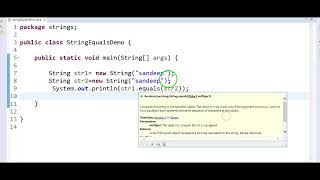 How to compare two Strings in java