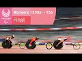 Women's 1500m - T54 | Final | Athletics | Tokyo 2020 Paralympic Games