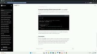 python os system wait for command to finish