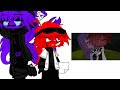 Purple and Red react to their ship 💀 | rainbow friends | part 2