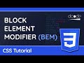 The Block Element Modifier (BEM) Naming Convention (Methodology) - CSS Tutorial