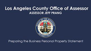 How to Prepare a Business Personal Property Statement, Form 571-L