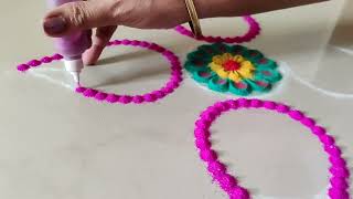 Simple Rangoli Designs | Diwali Rangoli Designs | Navratri Rangoli Designs | Rangoli Muggulu