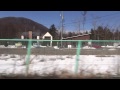 2013 02 11　しなの鉄道車窓　中軽井沢→軽井沢