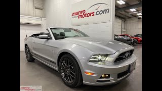 2013 Ford SOLD SOLD SOLD Mustang Premium Convertible Auto with just 41k kms! Munro Motors