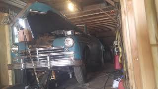 1949 Plymouth Special-Deluxe: first start