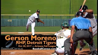 Gerson Moreno, RHP, Detroit Tigers — October 20, 2017 (AFL)