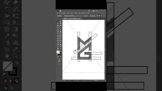 Mg logo design  #youtube #letterlogodesignillustrator #graphicdesigntutorial