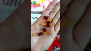 Yummy Capsule Shape Cola Candy Opening Video #colacandy #shorts