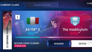 Asphalt 9 - Strategy on Club Clash after a little Thought