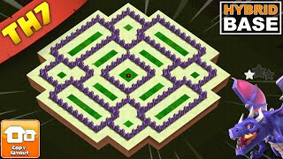 The Best TH7 Hybrid Base 2025 | Protect Your Dark Elixir!
