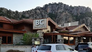 BC Spa Hotel Dalyan Turkey walk through at night