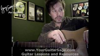 Blvd of Broken Dreams - Green Day - Lefty Beginner Acoustic Guitar Lesson