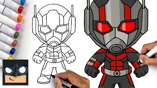 How To Draw Ant Man Easy