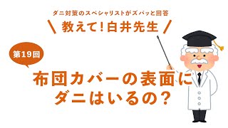 【第19回】布団カバーの表面にダニはいるの？ / 防ダニ・ハウスダスト・アレルギー対策の決定版ミクロガード（R）