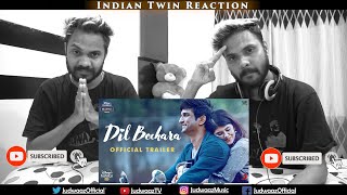 Indian Twin Reaction | Dil Bechara | Official Trailer