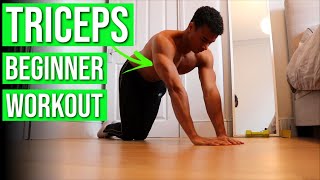 8 Home Tricep Exercises for Beginners — NO EQUIPMENT (Workout Routine)