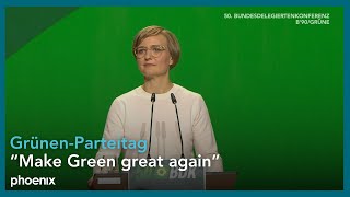 Grünen-Parteitag: Rede von Franziska Brantner - Kandidatenvorstellung Parteivorsitz B'90/GRÜNE