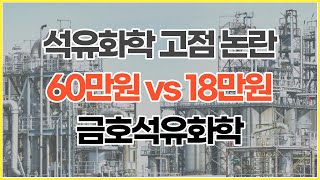 금호석유화학을 통해 본 석유화학주 고점 논란 60만원 vs 18만원(피크아웃? 수요폭발?)