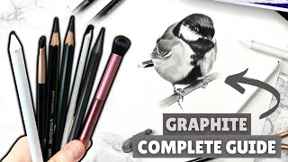 HOW to USE GRAPHITE PENCILS | COMPLETE GUIDE for BEGINNERS