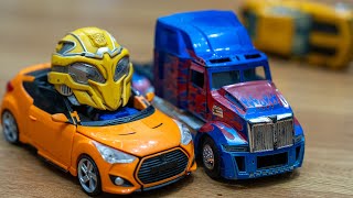 Transformers Stop Motion Part 2 - Optimus Prime, Super Wing, Tobot Lego Animation Robot car