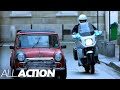 Mini Cooper Car Chase | The Bourne Identity | All Action