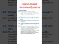 Java Most ask Interview Questions with Answers #java #interview #interviewquestions #important #